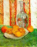 Vincent Van Gogh Still Life with Decanter and Lemons on a Plate oil